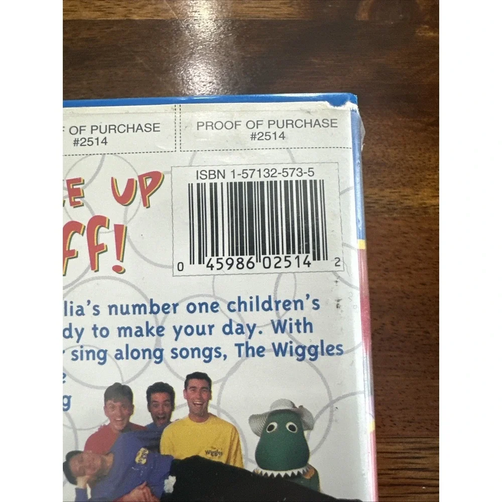 The Wiggles Wake Up Jeff (1999 VHS TESTED Blue Clamshell Case) Free US Ship